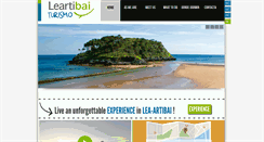 Desktop Screenshot of leaartibaiturismo.com